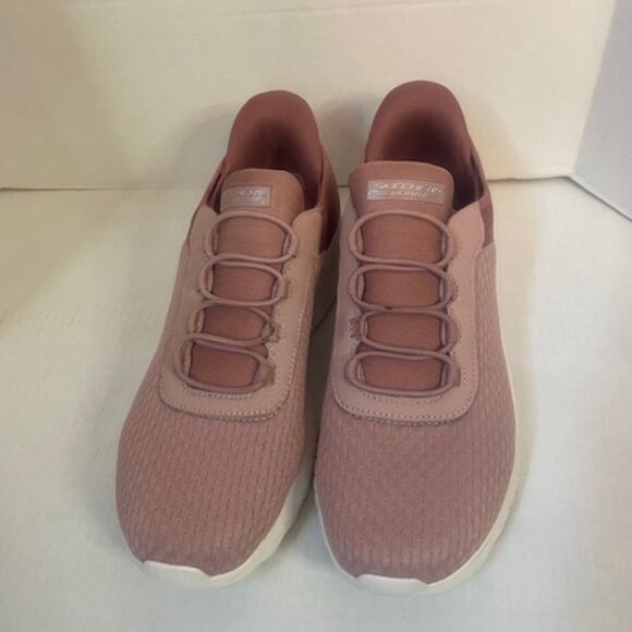 Skechers Slip-ins: BOBS Sport Squad Chaos Women Sneaker, size 8 in blush pink - Picture 1 of 7